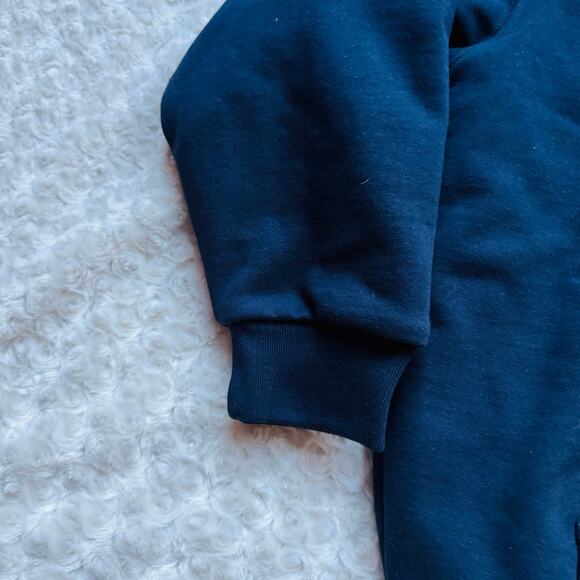 Brandy Melville Womens Blue Oversized Christy Plaid Hoodie Size Large XL NEW - Picture 7 of 16